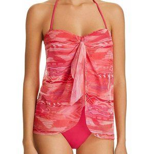 Ralph Lauren flyaway bandeau one piece swimsuit